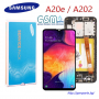 Оригинален Дисплей за Samsung Galaxy A20e Service Pack +Подарък Лепилo, снимка 3