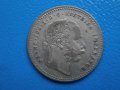 Сребърна монета 20 кройцера 1870 , снимка 2