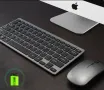 Супер тънка безжична и тиха клавиатура с мишка с презареждащи се батерии KMT5, снимка 3