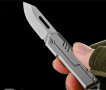      Джобен нож   survivol ключодържател  за оцеляване и самозащита, снимка 1 - Ножове - 42037286