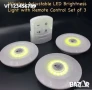 Комплект 3 COB LED димиращи лампи с дистанционно и таймер, снимка 2