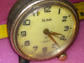 SLAVA MADE in USSR Стар КОЛЕКЦИОНЕРСКИ РУСКИ БУДИЛНИК МЕХАНИЧЕН НАСТОЛЕН ЧАСОВНИК СЛАВА СССР 43040, снимка 7