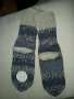 Ръчно плетени детски чорапи от 75% вълна, снимка 1