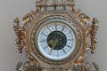 Немски механичен часовник бронз с позлата, снимка 16
