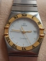 Omega Constellation Mens Watch-часовник Омега,машина кварц-корпус стомана и златна гривна 18к. злато, снимка 3