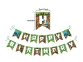 Minecraft Майнкрафт Happy Birthday Парти Гирлянд Банер Флаг декор картонен, снимка 1