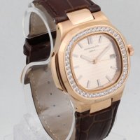 Дамски луксозен часовник Patek Philippe Nautilus, снимка 3 - Дамски - 41649424