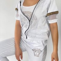Дамски бял сет Versace/ три части, снимка 3 - Комплекти - 41712877