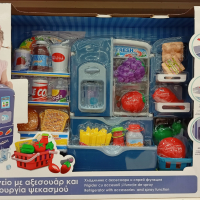 Детски хладилник със светлина, звук и аксесоари, снимка 1 - Образователни игри - 44515914