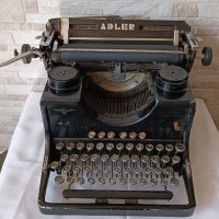 Стара пишеща машина Adler STANDART - Made in Germany - 1938 година - Антика, снимка 12 - Антикварни и старинни предмети - 41291960