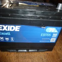 Стартов акумулатор EXIDE EXCELL EB705 12волт 70Ач 540А, снимка 4 - Аксесоари и консумативи - 42014218