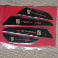 4 броя комплект качествени релефни предпазители за врати на Порше Porsche, снимка 1 - Аксесоари и консумативи - 36141146