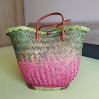 Плажна кошница - ръчно изработена от Мадагаскар, снимка 1 - Чанти - 41436839