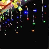 6 Комплекта 18м Шарени RGB  Мигащи ЛЕД Висящи Лампи Декорация, снимка 2 - Лампиони - 34694822