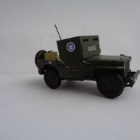  VICTORIA 1/43 JEEP WILLYS ИГРАЧКА КОЛИЧКА ВОЕНЕН МОДЕЛ ДЖИП, снимка 3 - Колекции - 44349883