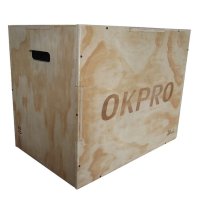 Дървен сандък за скачане Wood Jump Box, снимка 1 - Фитнес уреди - 41522915