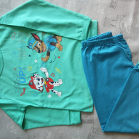 Пижами детски с дълъг ръкав, памук 100%,български, снимка 2 - Детски пижами - 36387963