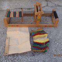 Ретро играчка - дървен детски тъкачен стан., снимка 1 - Антикварни и старинни предмети - 34202517