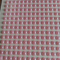 Самозалепващи перли за декорация-млечно розово, снимка 1 - Други - 39524410