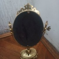Старинно бароково бронзово огледало , снимка 3 - Други - 39278618