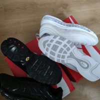 Nike Air Max 97 Pearl White TN Black Размер 45 Номер 29см Обувки Мъжки Маратонки, снимка 2 - Маратонки - 44780064