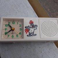 Стар настолен часовник с петел, снимка 2 - Антикварни и старинни предмети - 39434752