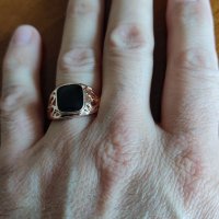Мъжки пръстен от медицинска стомана, снимка 4 - Пръстени - 40723320
