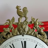 Стар Френски Часовников Механизъм за Паркетен Часовник, снимка 2 - Антикварни и старинни предмети - 41753784