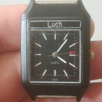 Часовник Luch. Quartz. USSR. Vintage watch. Ретро модел. Рядък , снимка 2 - Мъжки - 42716641