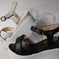 Дамски сандали на платформа , снимка 4 - Сандали - 41142641