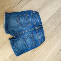 Дънкови къси панталони H&M, снимка 3 - Панталони и долнища за бебе - 39158782