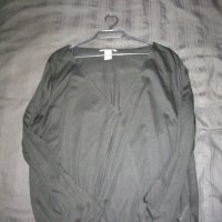 Дамска блуза с дълъг ръкав с деколте и тип прегръдка, снимка 1 - Блузи с дълъг ръкав и пуловери - 35685209