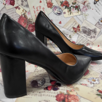 Moднид дамски обувки на ток модел: 6199 black , снимка 4 - Дамски обувки на ток - 44620449