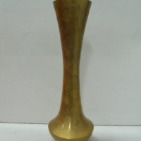 № 6043 стара метална / месингова ваза  , снимка 1 - Други ценни предмети - 36005818