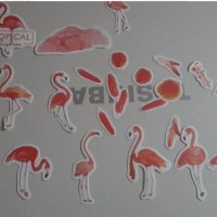 Стикери фламинго и перца, снимка 6 - Други - 35934159