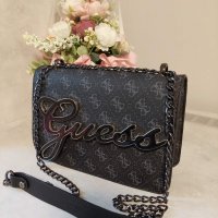 Луксозна Черна чанта  Guess  кодSG338, снимка 3 - Чанти - 39852714