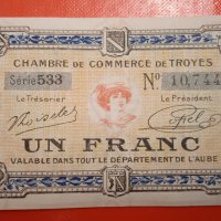 Банкноти Франция търговска камара, снимка 12 - Нумизматика и бонистика - 38830469