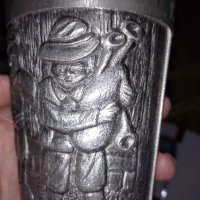 Релефни Чаши от калаено-сребърна сплав, снимка 11 - Антикварни и старинни предмети - 39284581