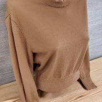 Pinko дамски пуловер от камилска вълна, С/М, снимка 1 - Блузи с дълъг ръкав и пуловери - 41912308