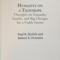 Пол Ерлих - Човечество на ръба / Humanity on a Tightrope, снимка 2 - Специализирана литература - 44210126