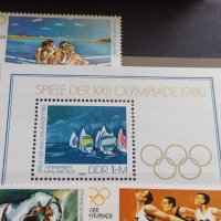 Пощенски марки чиста серия без печат Олимпиадата Москва поща DDR за КОЛЕКЦИЯ 38183, снимка 2 - Филателия - 40782679