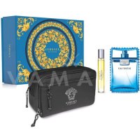 Versace Man Eau Fraiche Eau De Toilette 100ml + Eau De Toilette 10ml + Несесер мъжки комплект, снимка 1 - Мъжки парфюми - 38761498