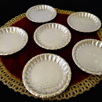 Посребрена чиния,купичка,релеф. , снимка 8 - Антикварни и старинни предмети - 36213445