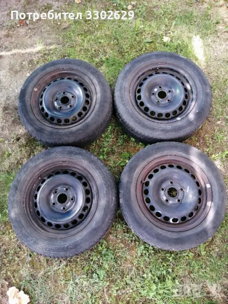 Оригинални джанти с гуми 15" VW AUDI 5х112, снимка 1