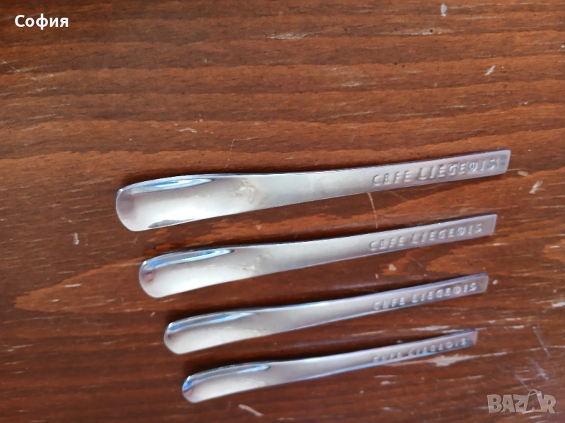 оригинални лъжички за кафе 4 броя, снимка 1
