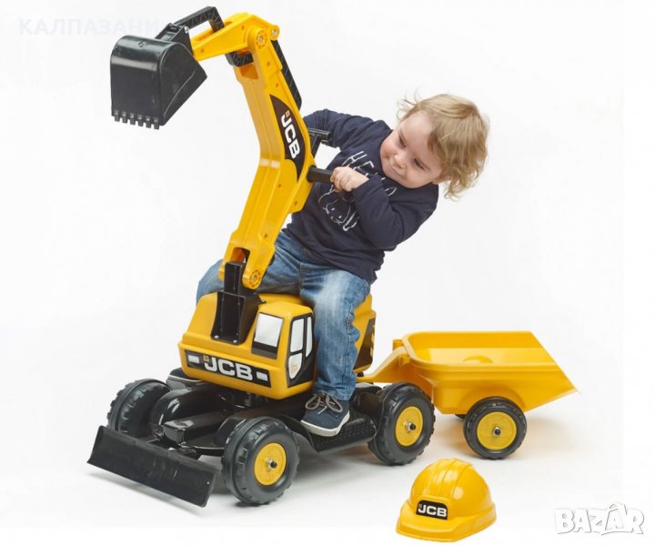 FALK ЕКСКАВАТОР С РЕМАРКЕ И КАСКА 115A, снимка 1