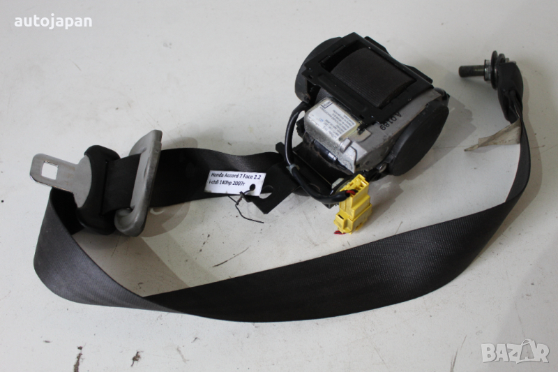 Преден ляв предпазен колан Хонда акорд 7 2.2 и-цтди 140кс фейслифт 07г Honda accord 7 2.2 i-ctdi fac, снимка 1