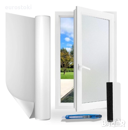 Статично фолио за прозорци Gufoltie, непрозрачно, матирано, снимка 1