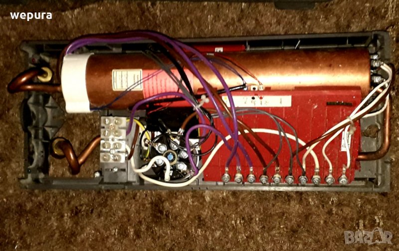 Медно бързо нагряващо поточно бойлерче, снимка 1