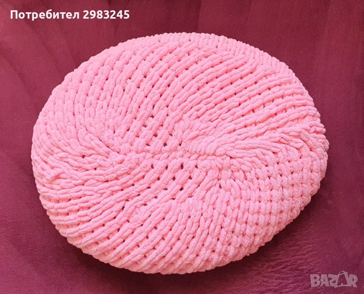 Овално плюшено легло за куче или котка + подарък , снимка 1